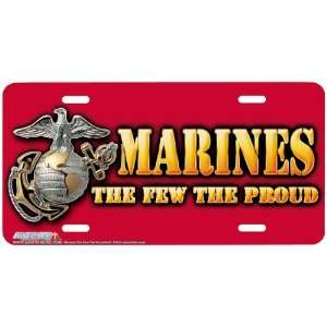  278 Marines The Few The Proud Red Marines License Plates 