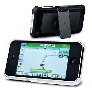  For iPhone 3Gs iLuv Perfect Holster Fitted Stand + LCD 