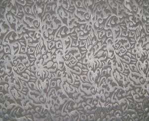 Burnout DEVORE Silk SATIN Fabric BAROQUE SCROLL 1/3 yrd  
