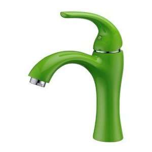   Centerset Green Painting Bathroom Sink Faucet