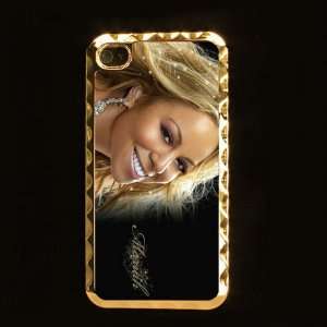 Mariah Carey Printing Golden Case Cover for Iphone 4 4s Iphone4 Fits 