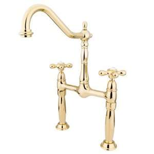   Sink Faucet, with 7 Extensions, Polished Brass