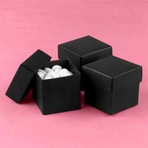  Two Piece Favor Boxes  Black