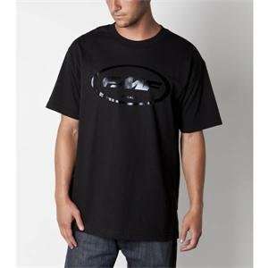  FMF Apparel Oil Slick T Shirt   Large/Black Automotive