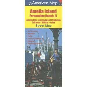  American Map 306497 Amelia Island Florida Pocket Map 