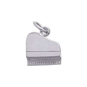  Rembrandt Charms Piano Charm, Sterling Silver Jewelry