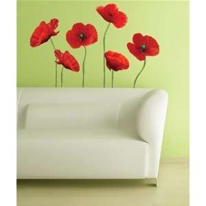  Poppies at Play Giant Wall Decal in RoomMates