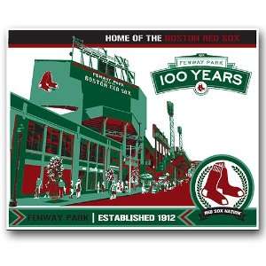  Boston Red Sox Fenway Park 100th Anniversary on Canvas 