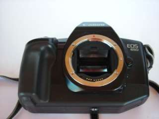 Cannon EOS 650 Camera Body with case & lens cap  