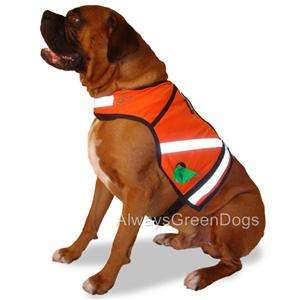 Reflective Dog Safety Vest, Service Dogs, Bag Dispenser, 30 50 lbs 