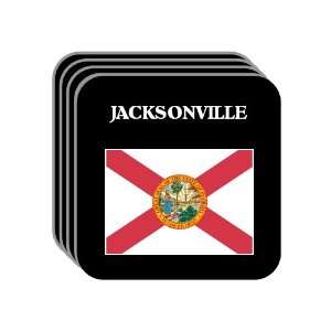  US State Flag   JACKSONVILLE, Florida (FL) Set of 4 Mini 