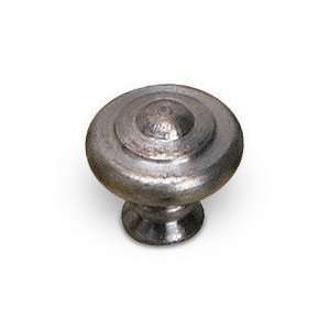 Village expression   1 3/16 diameter flattened knob with concentric c