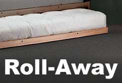 Roll Away Trundle Pkg, Includes Twin Mattress & Frame  