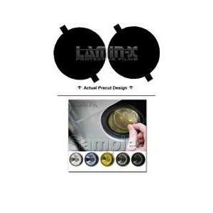   06 08) Fog Light Vinyl Film Covers by LAMIN X Gun Smoked Automotive