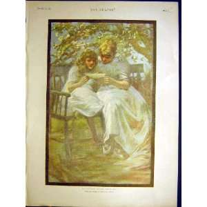   Letter Lady Child Waugh Fine Art 1898 Etty Head