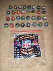 NEW & COMPLETE Set of (32) NFL Football GUMBALL Mini Plastic Helmets 