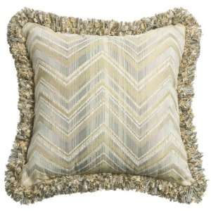   Sky 18 X 18 Large Indoor Pillow with custom fringe
