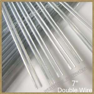   Plastic Clear 7 Twist Ties   Double Wire Heavy Duty