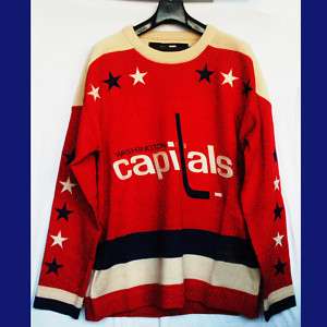 1974 Washington Capitals Heritage Knit Sweater Jersey  