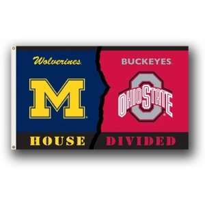  Michigan / Ohio State Premium Rivalry House Divided 3 x 5 
