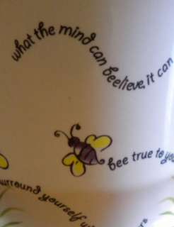   and whimsical Mary Kay motivational mug, encouraging bee lieving