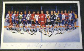 16 SIGNED AUTOGRAPHS 500 GOAL NHL HOCKEY PLAYERS LTD ED HULL GRETZKY 