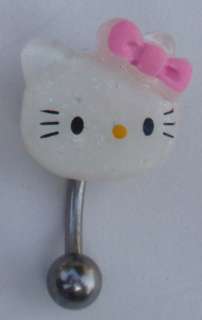 Hello Kitty Resin Navel Belly Ring  Choose type & color  