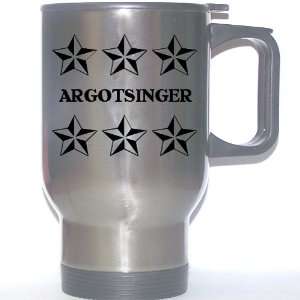     ARGOTSINGER Stainless Steel Mug (black design) 