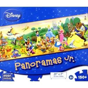  Disney Panoramas Jr. Cast of Characters 150 Piece Puzzle 