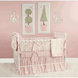  Baby Toile Pink Crib Bedding Set Baby