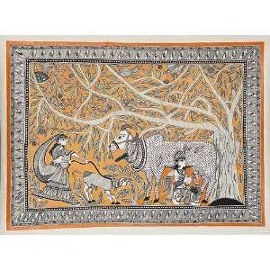  Original Art from India Madhubani Folk Paintings Home 
