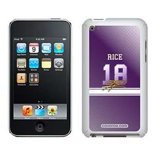  Sidney Rice Color Jersey on iPod Touch 4G XGear Shell Case 