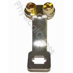  2 prong Foil Fencing Socket with Gold plated Connectors 