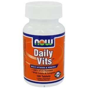  Now Foods Daily Vits Multi Vitamin & Mineral with Lutein 