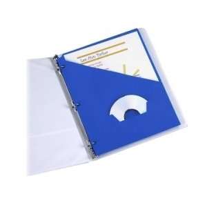  Esselte Essentials Slash Pocket Project Folder   Blue 