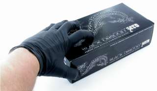 10 Boxes CASE of Black DRAGON Medical NITRILE Gloves  