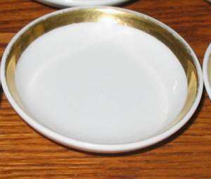 Haviland Limoges Gold Wedding Ring 6 Salts /Butter Pats  
