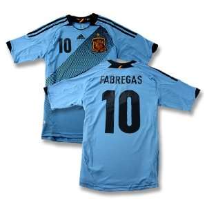 New Soccer Jersey Fabregas #10 Spain Away Soccer Jersey Football Shirt 