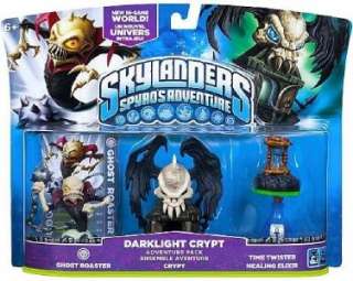 Skylanders Darklight Crypt 3 Pack Ghost Roaster Time Twister Healing 