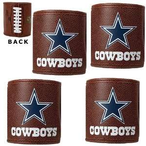  Dallas Cowboys 4pc Football Can Holder Set Sports 