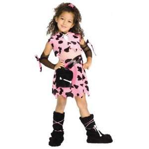    Pink Cavegirl Costume Dress Up Toddler 2 4 2T 4T Toys & Games