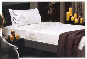 Twilight New Moon White Cream Single Bed Sheet Set New  