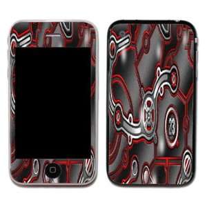   Design Decal Protective Skin Sticker for Apple iPhone 3G Electronics