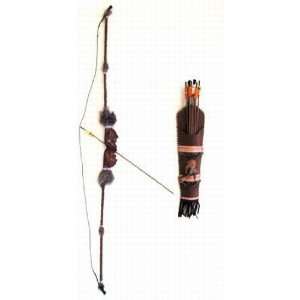  Bow and Arrow Set, Native American Style   Suede