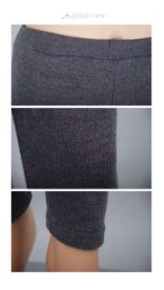 Footless Stretch Thick Knit Leggings Tight Slim Pants BB_064_KNIT 