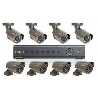  Q See 8 channel Surveillence System 8 CCD Cameras w/ 40 Ft 