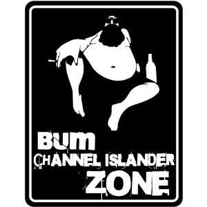  New  Bum Channel Islander Zone  Jersey Parking Sign 