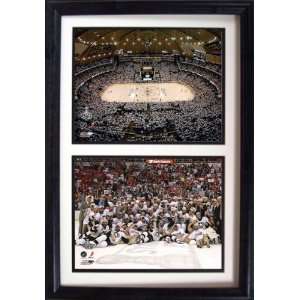 2009 Pittsburgh Penguins Stanley Cup Double Frame  Sports 