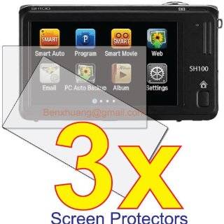 3x Samsung Samsung ST700 SH100 Digital Camera Premium Clear LCD Screen 