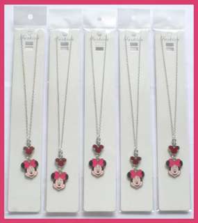 Lot 5pcs Disney Minnie Mouse Charms Girls Necklaces Birthday Party 